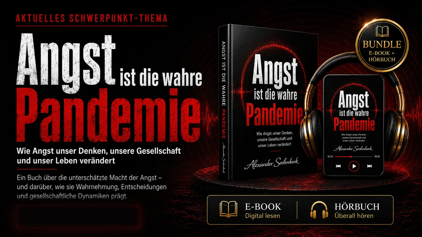 Angst ist die wahre Pandemie – E-Book und Hörbuch Bundle